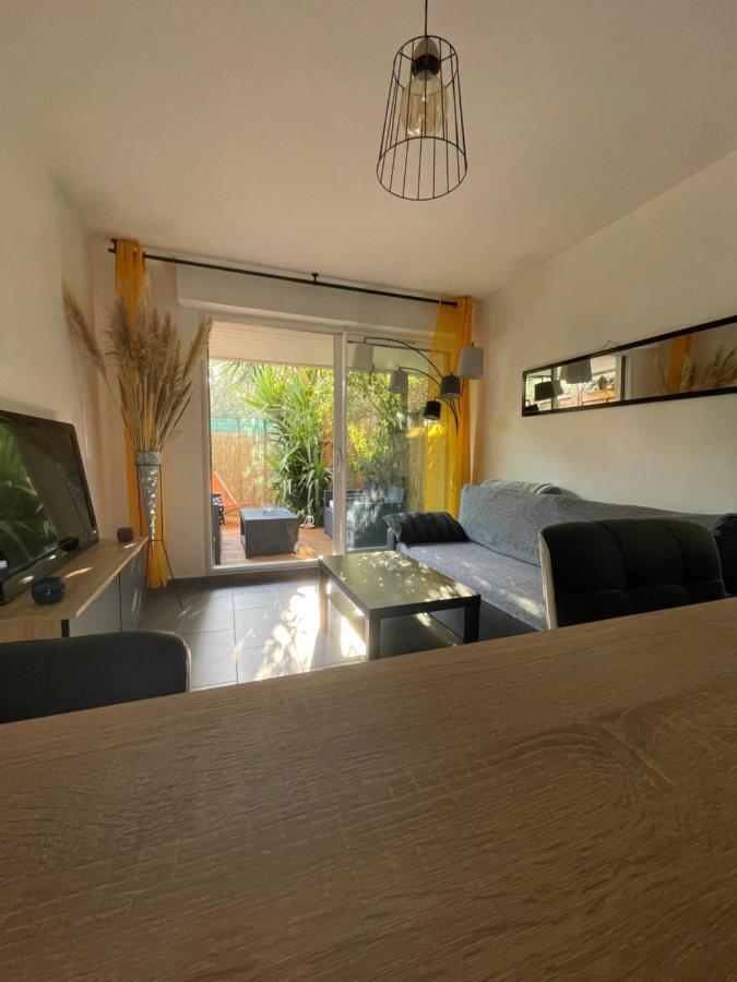 Agreable T2 Traversant Rdc Avec Terrasse + Balcon+ Parking 2 Places 蒙彼利埃 外观 照片
